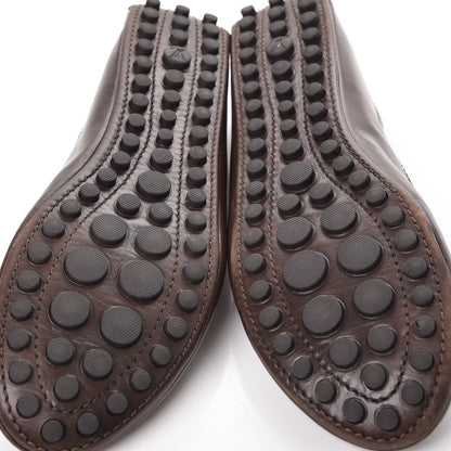 Louis Vuitton Calfskin Oxford Ballerina Flats 39.5 Brown 8 of 12