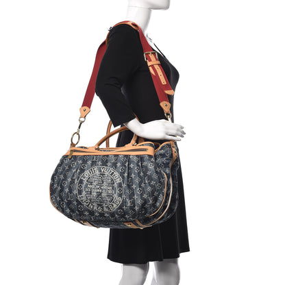 Louis Vuitton Denim Raye Cabas GM 2 of 18