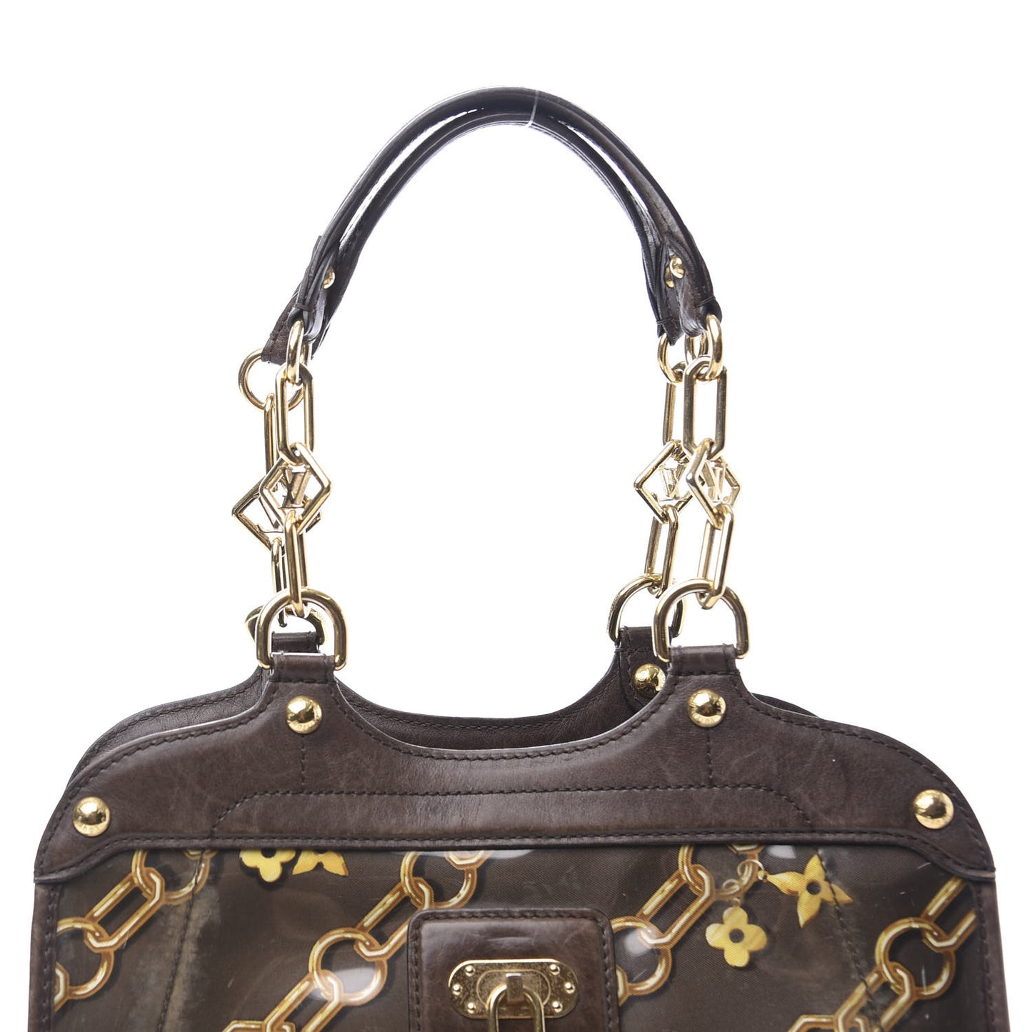 Monogram Charms Cabas Brown
