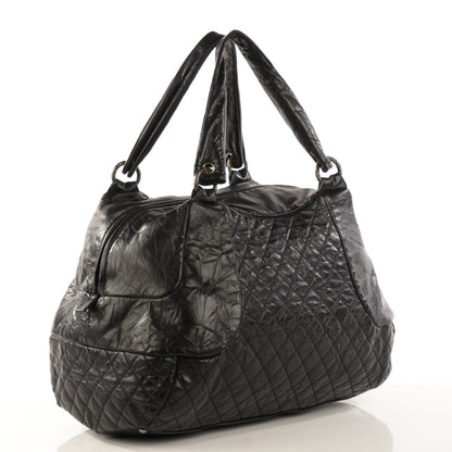 Chanel Aged Calfskin Coco Rider Bowling Bag Black 3 of 7