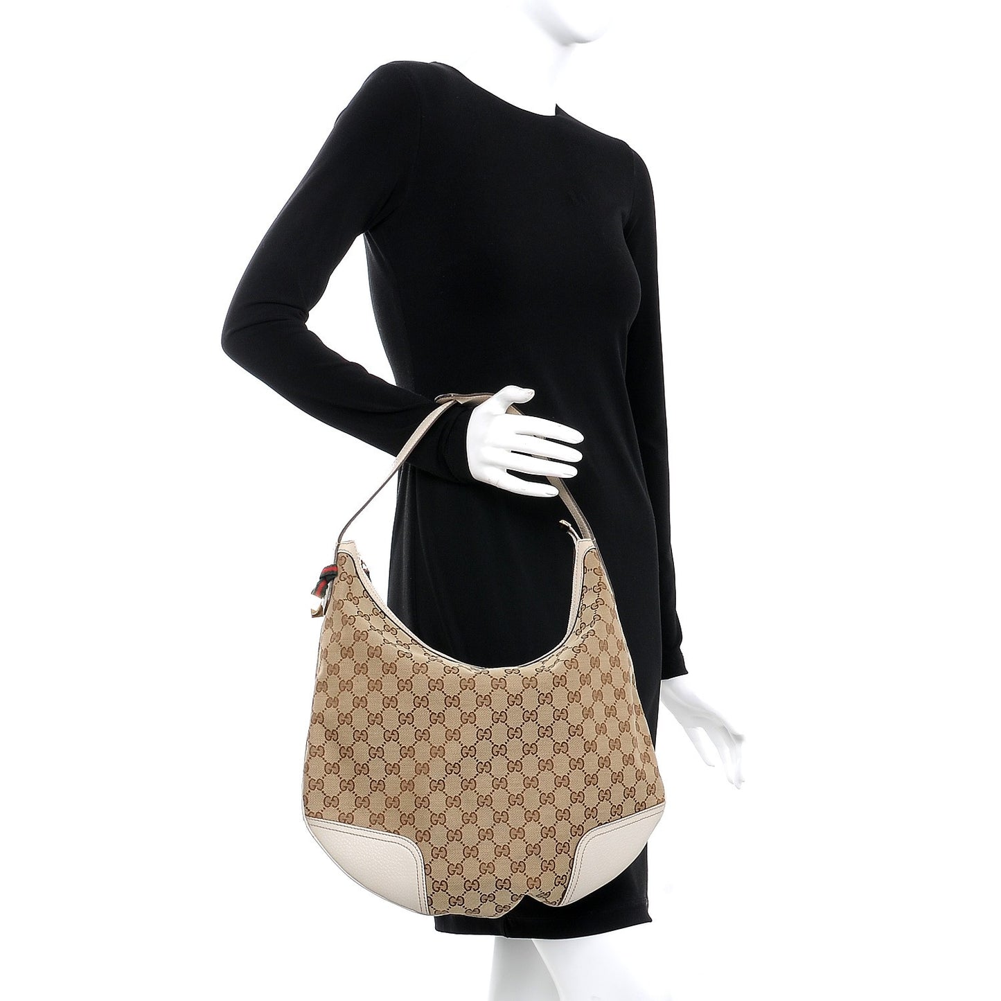 Monogram Large Princy Hobo Off White