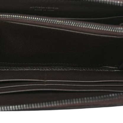 Bottega Veneta Nappa Intrecciato Zip Around Wallet Aubergine 5 of 14