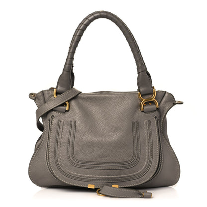 Chloe Calfskin Medium Marcie Satchel Cashmere Grey 1 of 16