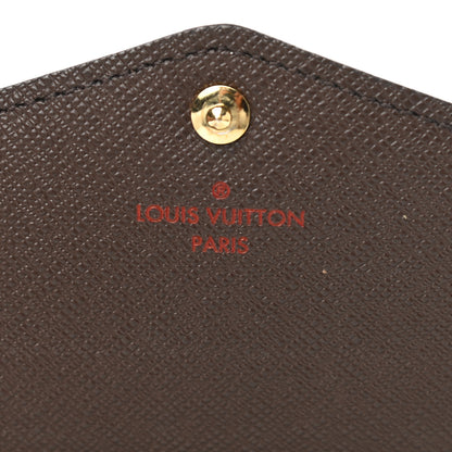Louis Vuitton Damier Ebene Sarah Wallet NM 7 of 10