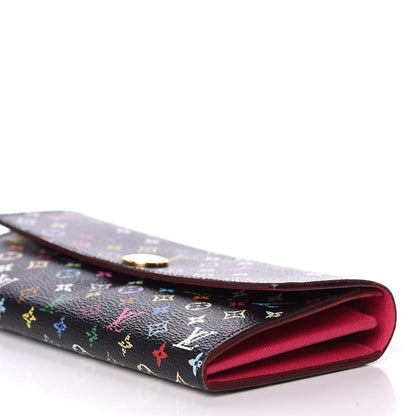Louis Vuitton Monogram Multicolor Sarah Wallet Black Grenade 8 of 10