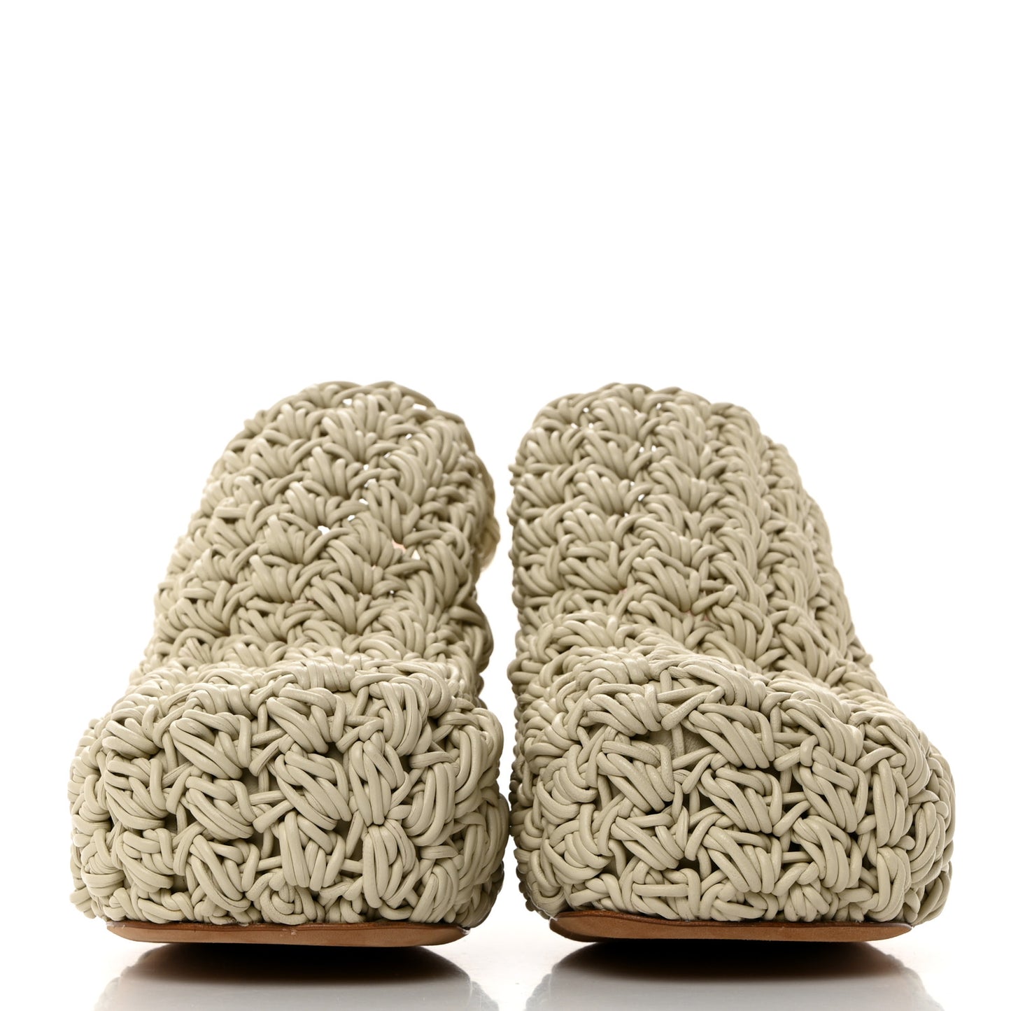 Nappa Intrecciato The Bold Mules 37.5 Wax