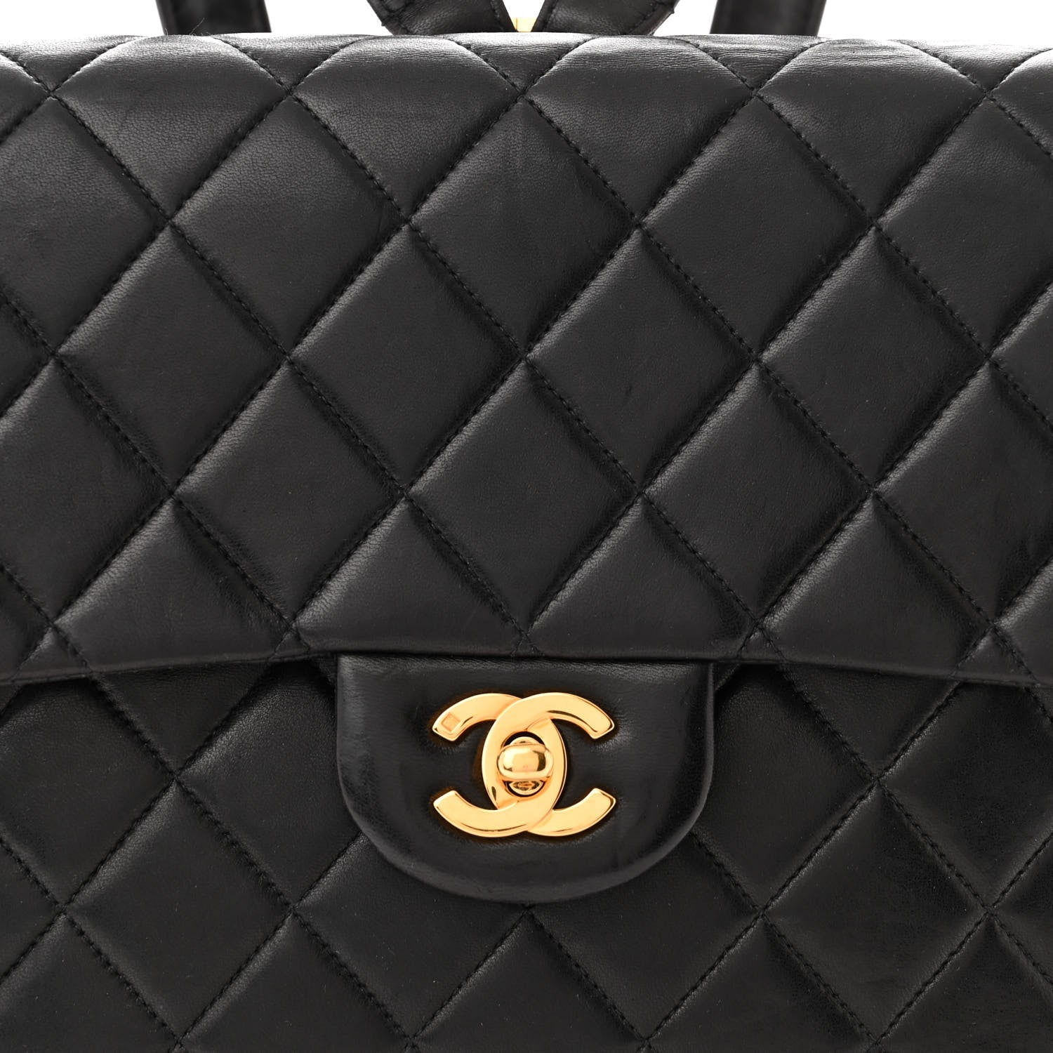 Chanel Lambskin Quilted Backpack Dark Brown 9 of 11