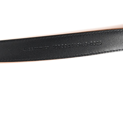 Saint Laurent Suede Monogram Square Buckle Belt 65 26 Brick 4 of 5