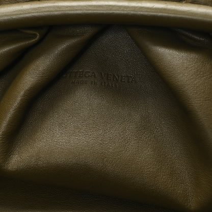Bottega Veneta Smooth Butter Calf The Pouch Oversized Clutch Kaki Fondent 6 of 8