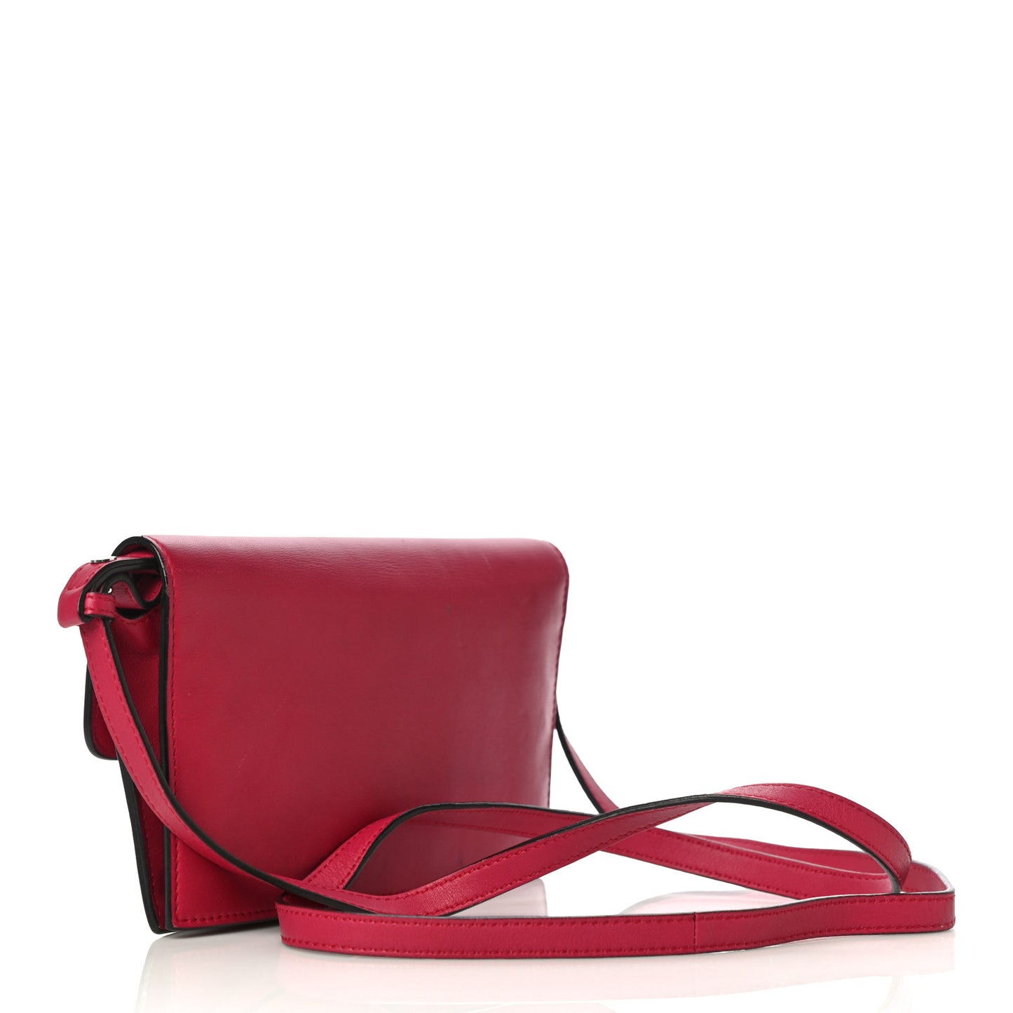 Calfskin Icon Wallet Red