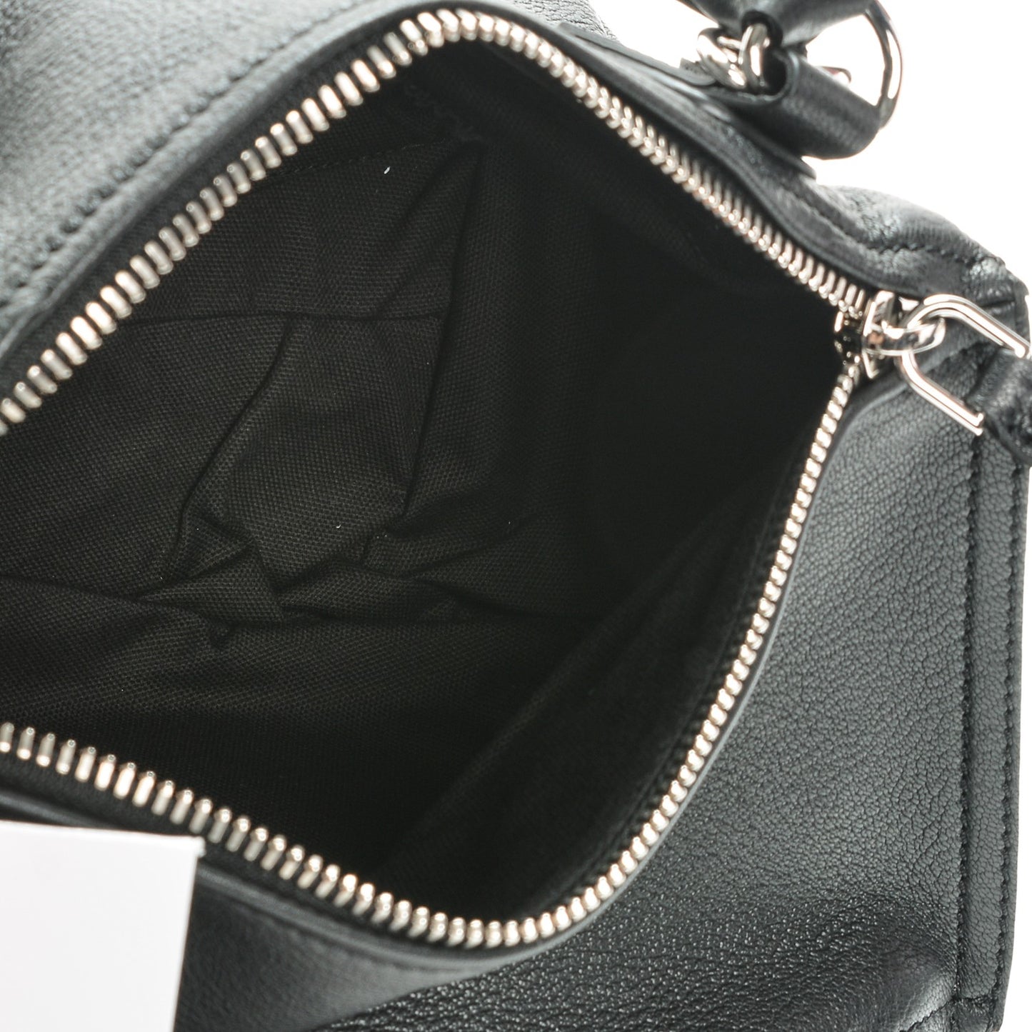 Sugar Goatskin Small Pandora Black
