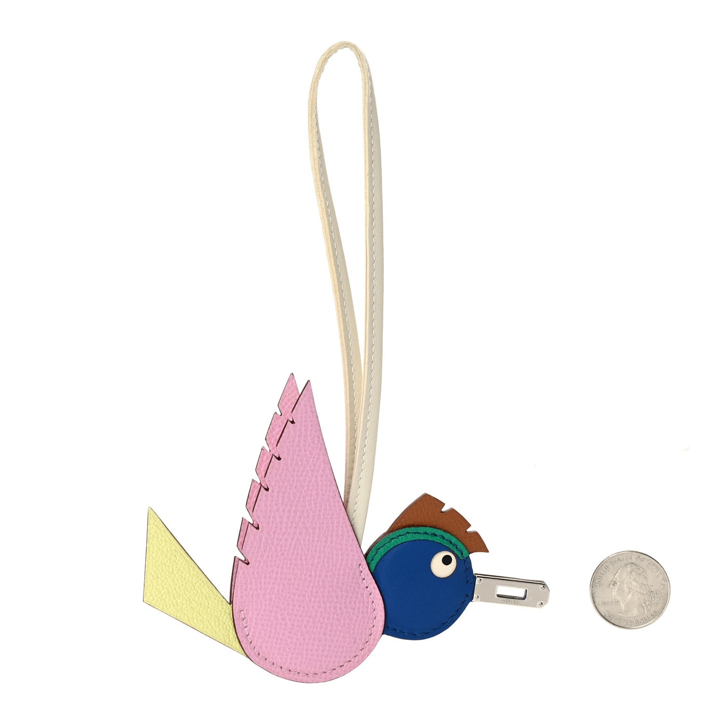 Epsom Swift Chevre Mysore Birdy Bag Charm Mauve Sylvestre Jaune Bourgeon Bleu De France Menthe Gold Craie