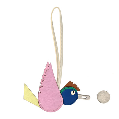 Hermes Epsom Swift Chevre Mysore Birdy Bag Charm Mauve Sylvestre Jaune Bourgeon Bleu De France Menthe Gold Craie 2 of 5