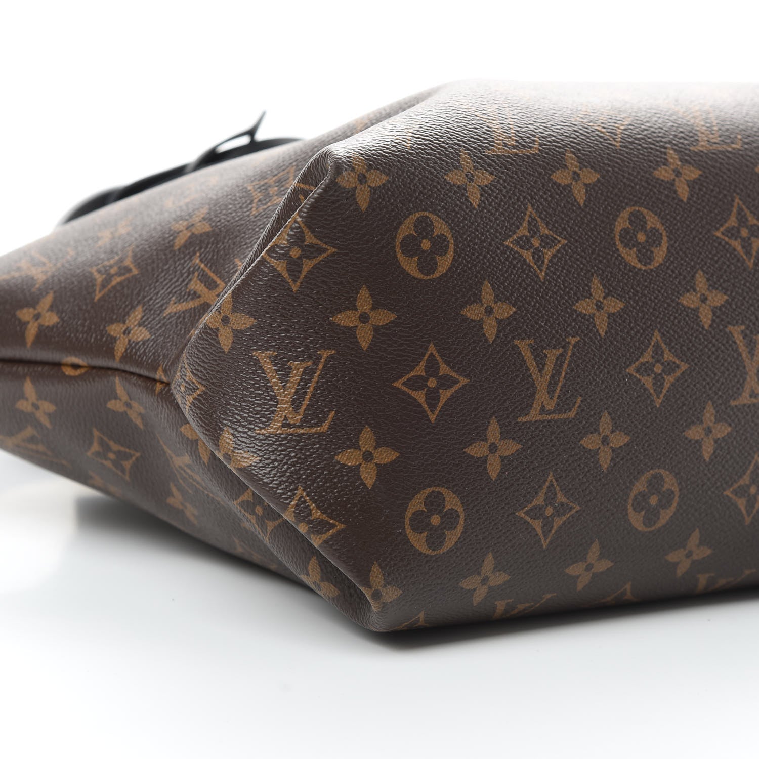 Louis Vuitton Monogram Flower Zipped Tote MM Black 9 of 12