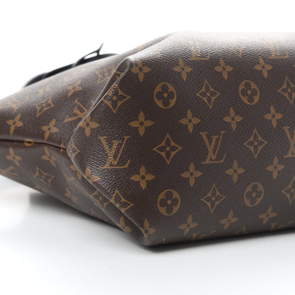 Louis Vuitton Monogram Flower Zipped Tote MM Black 9 of 12