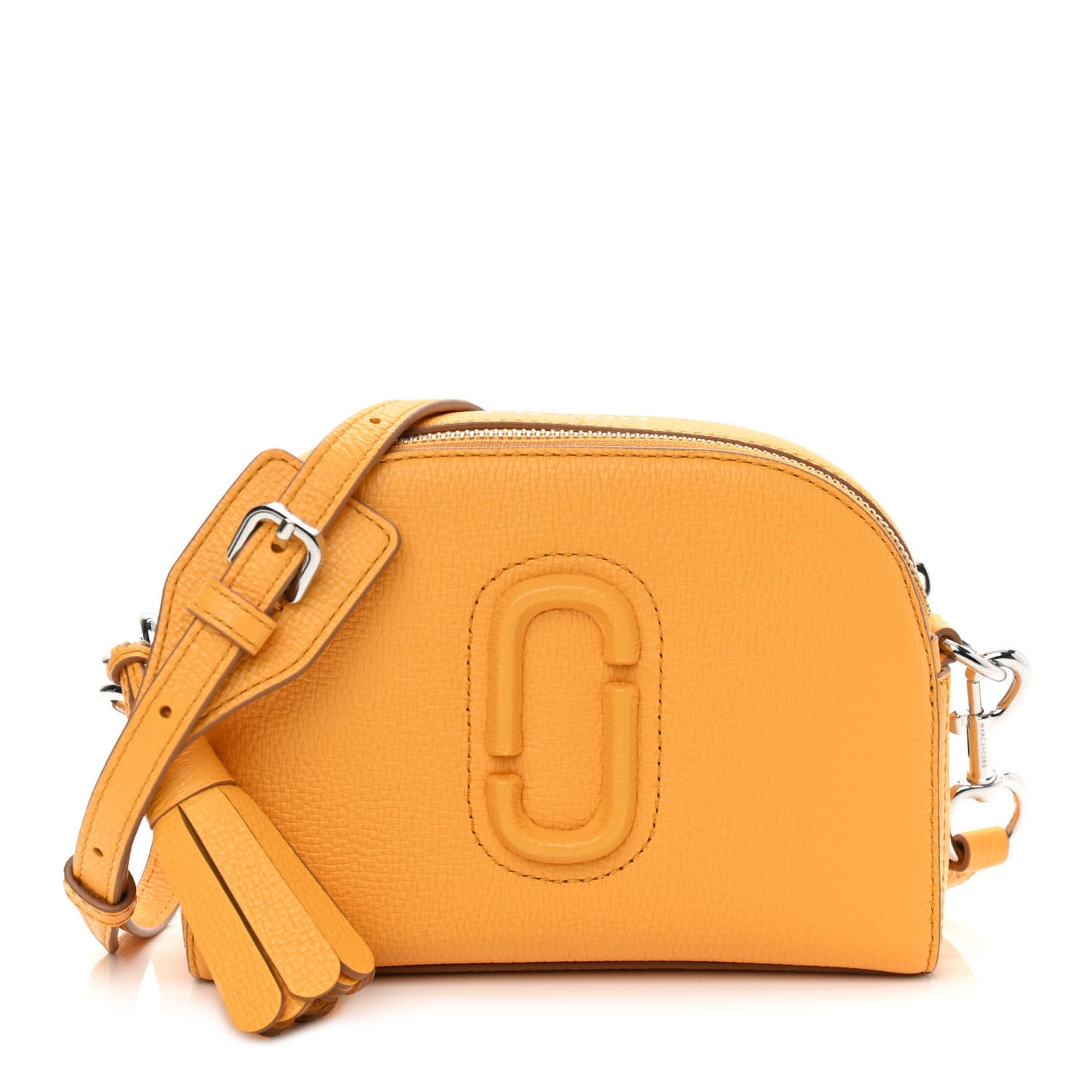 Calfskin Shutter Camera Crossbody Bag Artisan Gold
