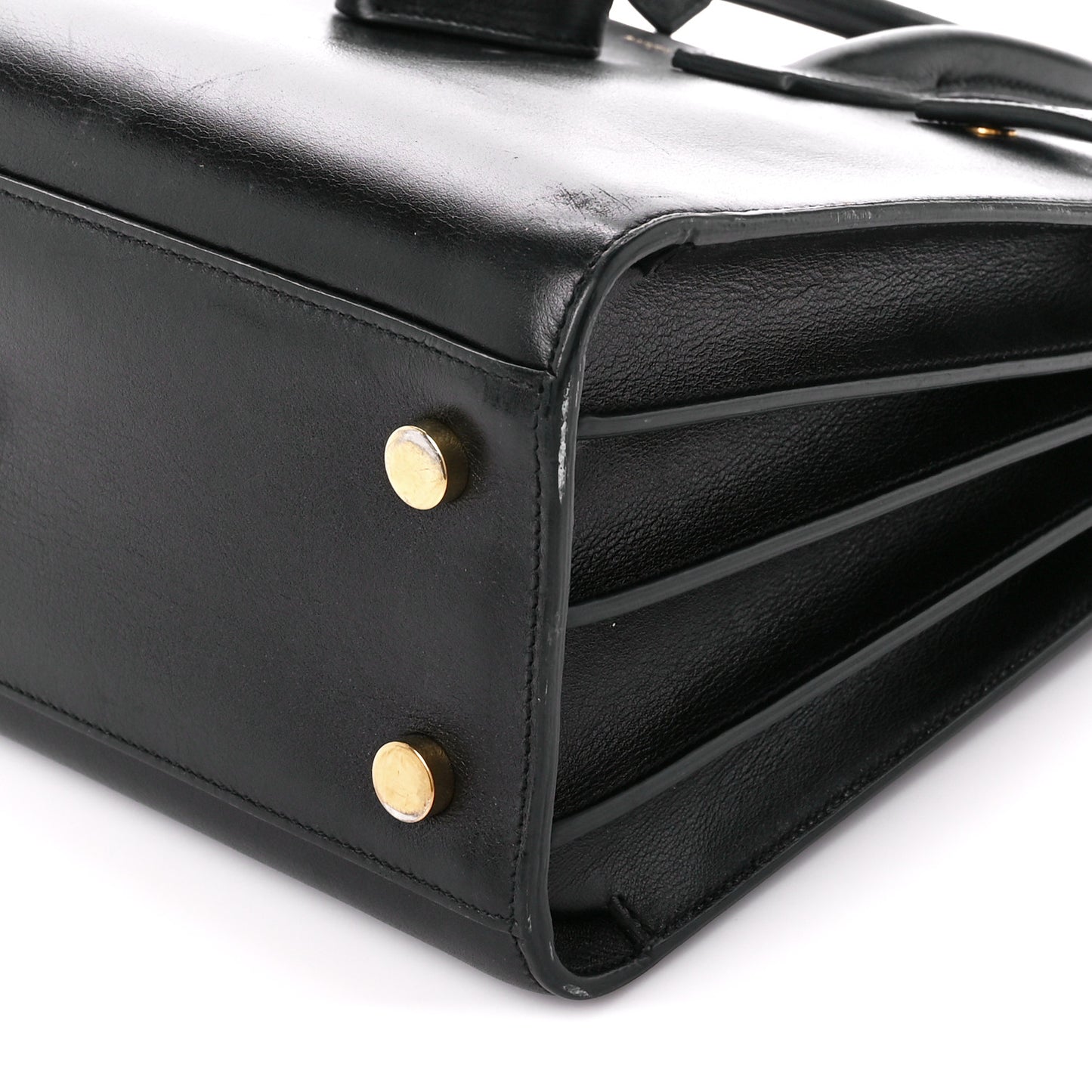 Calfskin Baby Sac De Jour Black