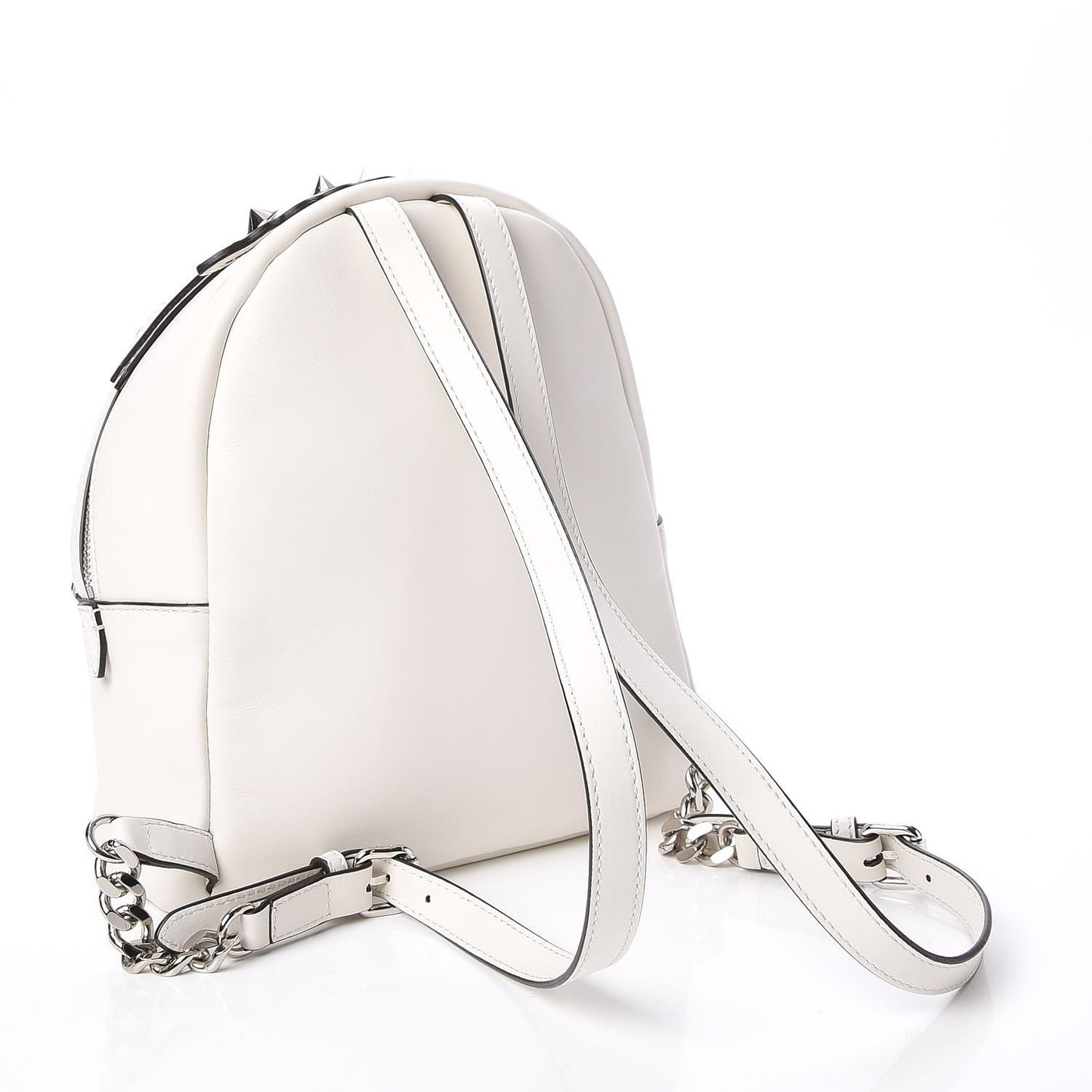 Vitello Century Nappa Flowerland Studded Mini Backpack White Ice Multicolor