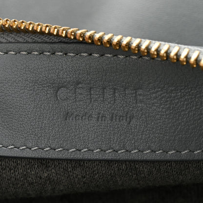 Celine Lambskin Small Trio Crossbody Bag Smoke 8 of 13