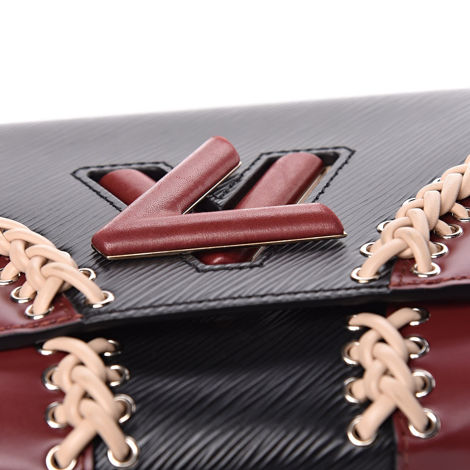 Louis Vuitton Epi Braided Twist Shoulder Bag MM Black 10 of 10