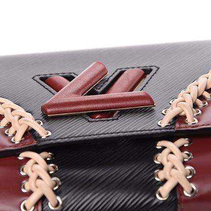 Louis Vuitton Epi Braided Twist Shoulder Bag MM Black 10 of 10