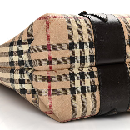 Burberry Haymarket Check Tote Chocolate 5 of 16