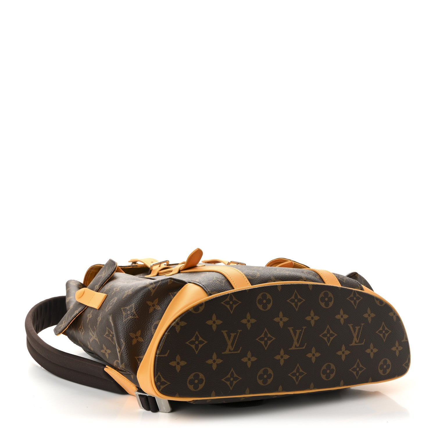 Louis Vuitton Monogram Macassar Christopher MM Backpack Safran Yellow 4 of 9