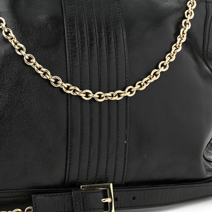 Fendi Vitello Acqua Maxi Baguette Shoulder Bag Black 10 of 10