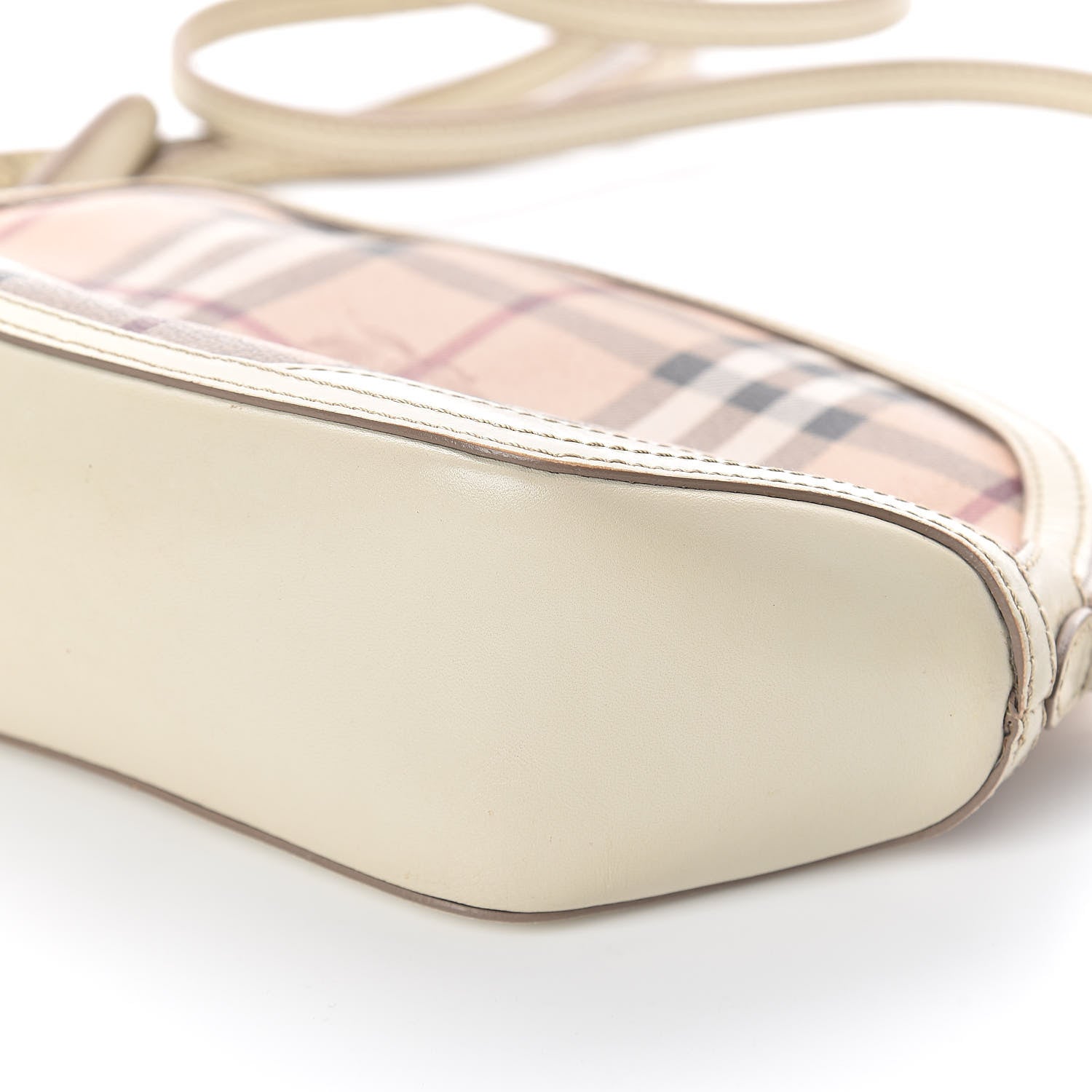 Burberry Haymarket Check Mini Orchard Crossbody Beige 9 of 9