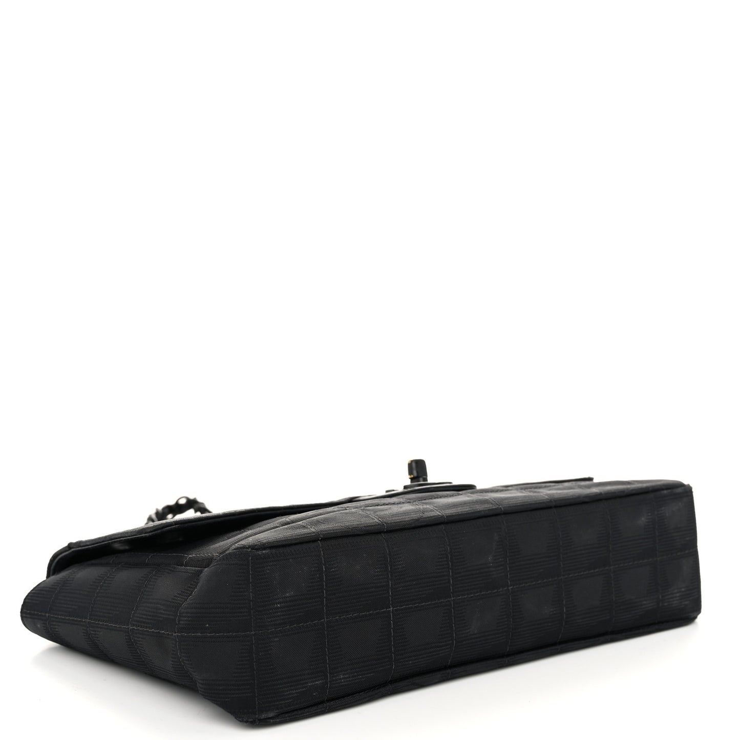 Nylon Medium Travel Flap Black