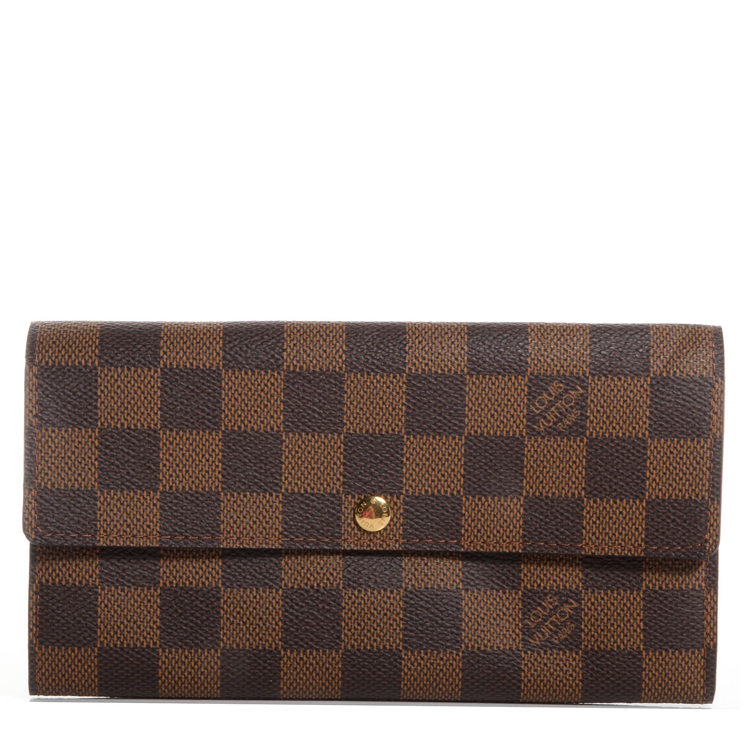 Louis Vuitton Damier Ebene Sarah Wallet 1 of 8