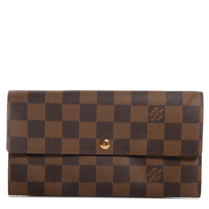 Louis Vuitton Damier Ebene Sarah Wallet 1 of 8