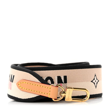 Louis Vuitton Jacquard Diane Shoulder Strap Black 1 of 5