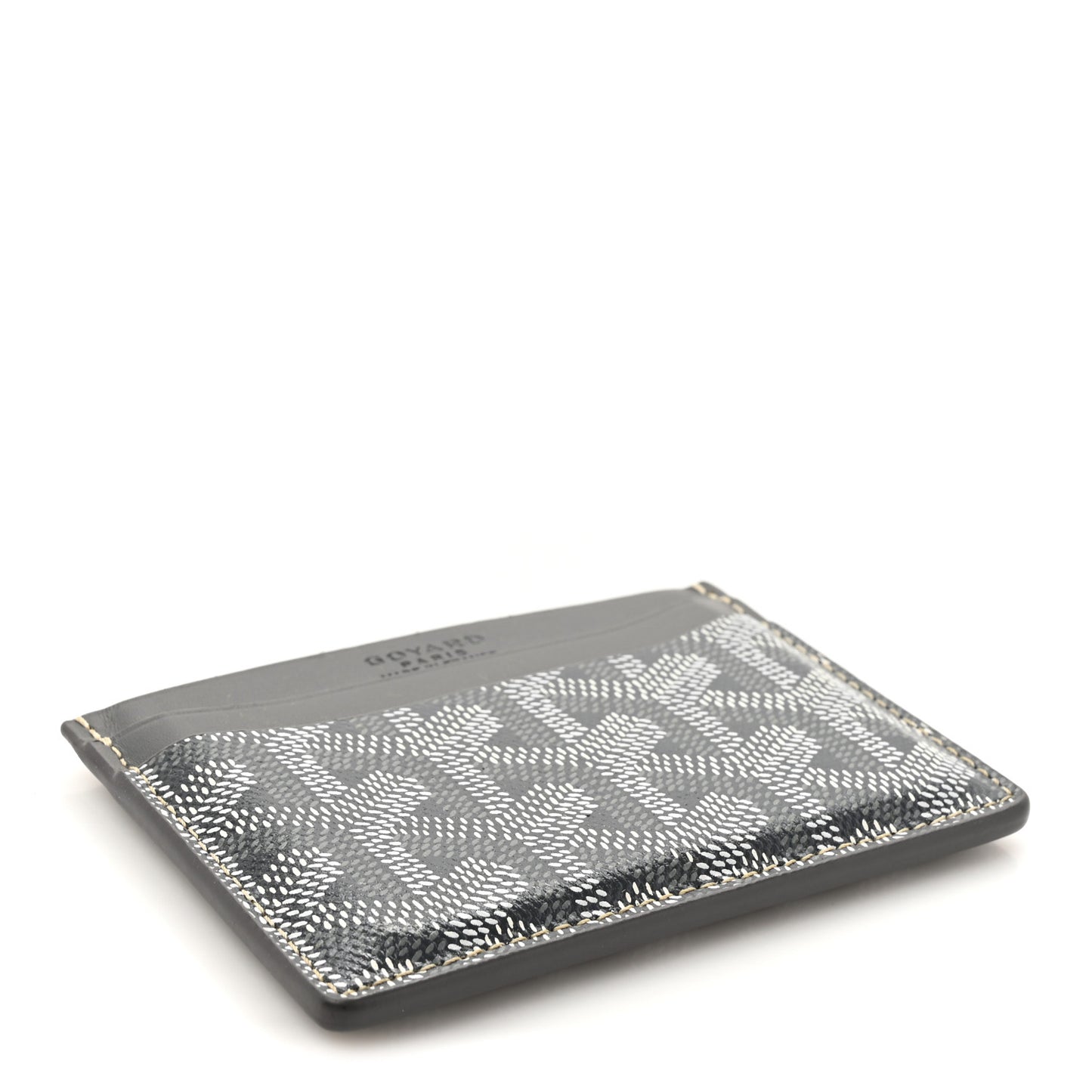 Goyardine Saint Sulpice Card Holder Grey