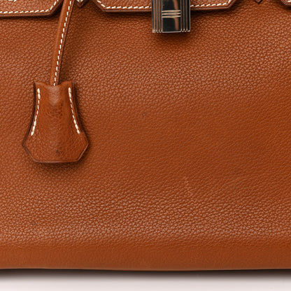 Hermes Natural Barenia Faubourg Birkin 30 Fauve 12 of 14