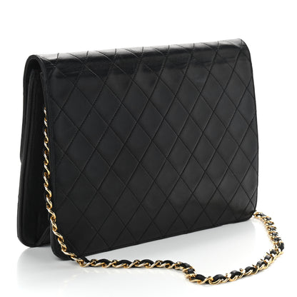Chanel Lambskin Quilted Jumbo Single Flap Black 2 of 8