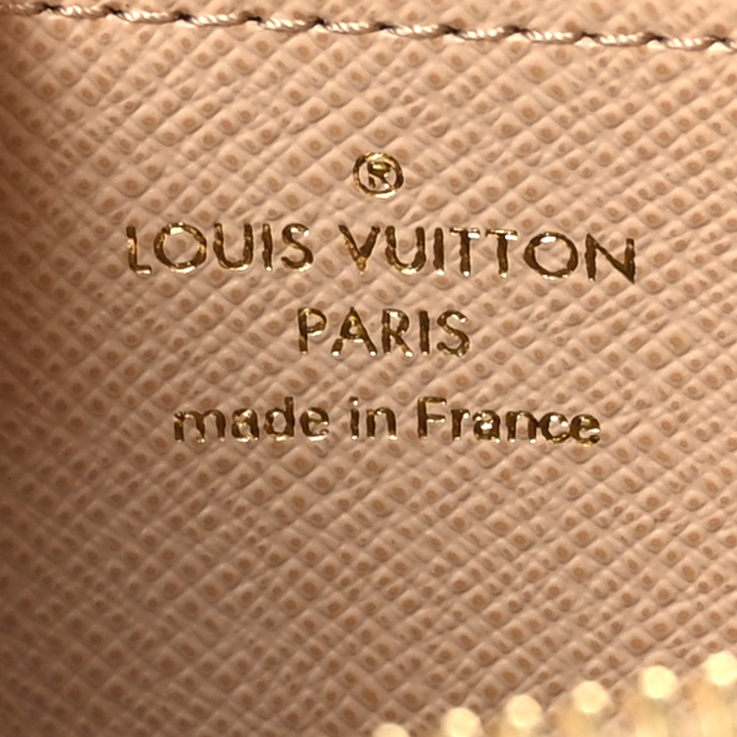 Louis Vuitton Hollographic Monoglam Zippy Coin Purse Wallet Beige 6 of 7