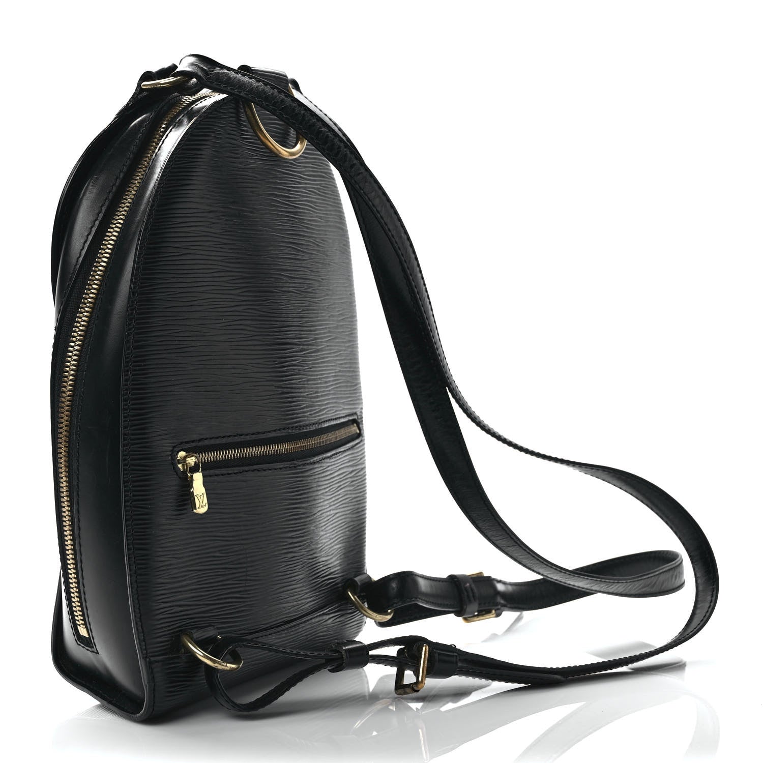 Louis Vuitton Epi Mabillon Backpack Black 3 of 8