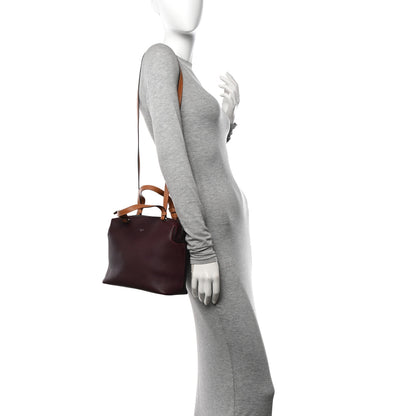 Celine Lambskin Small Soft Cube Satchel Burgundy 2 of 11
