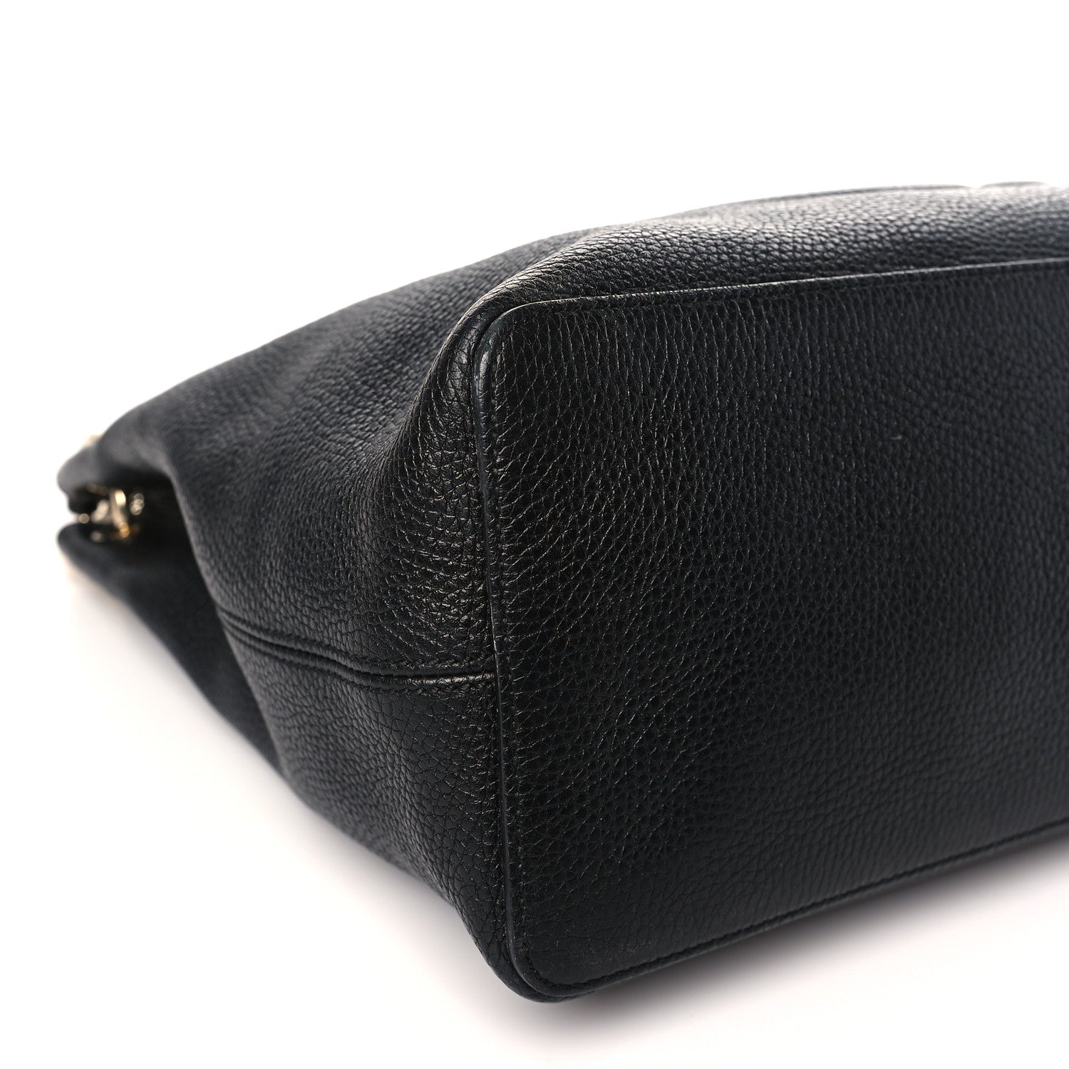 Gucci Pebbled Calfskin Large Soho Hobo Black 8 of 9