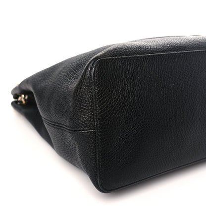 Gucci Pebbled Calfskin Large Soho Hobo Black 8 of 9