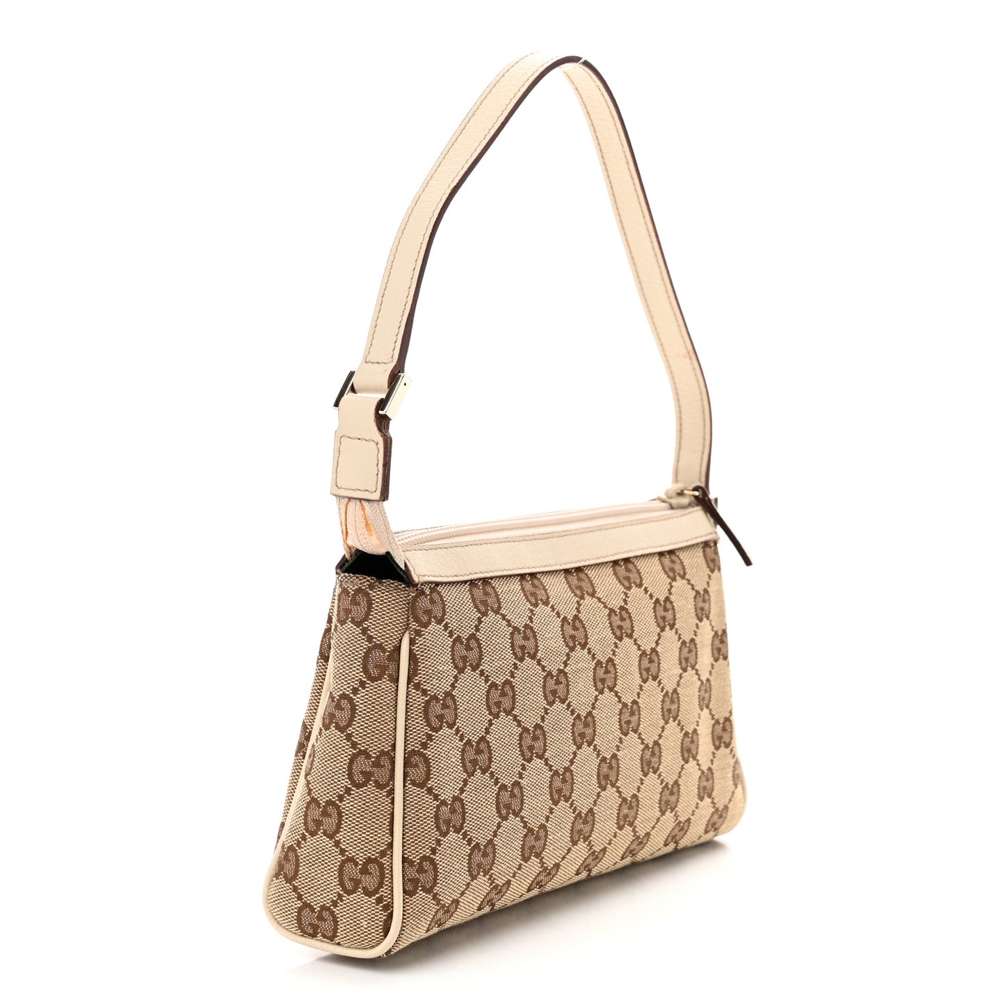 Monogram D Ring Cosmetic Case White