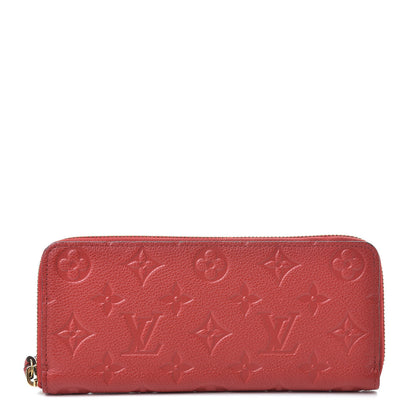 Louis Vuitton Empreinte Clemence Wallet Scarlet 1 of 7