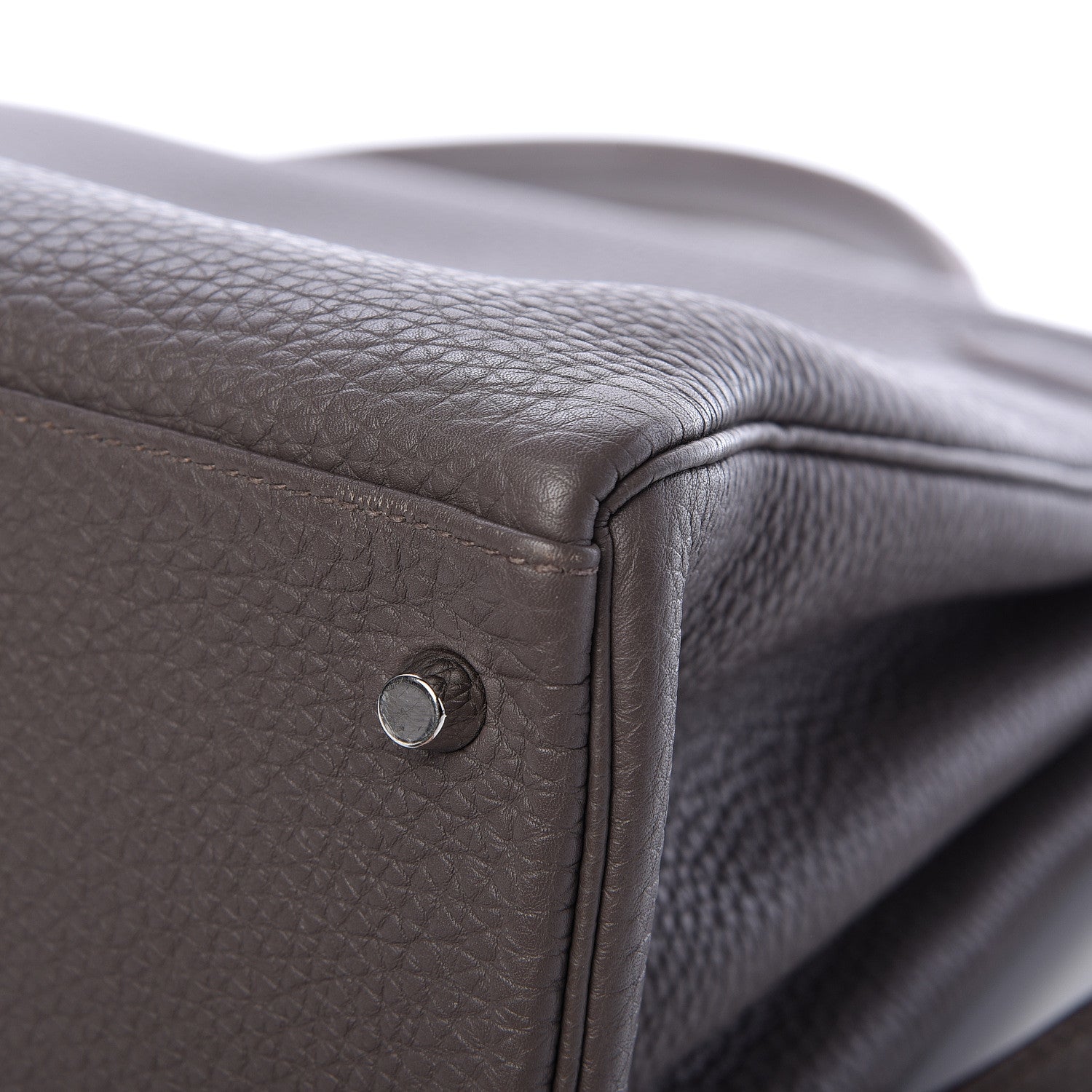 Hermes Togo Kelly Retourne 40 Etain 10 of 42