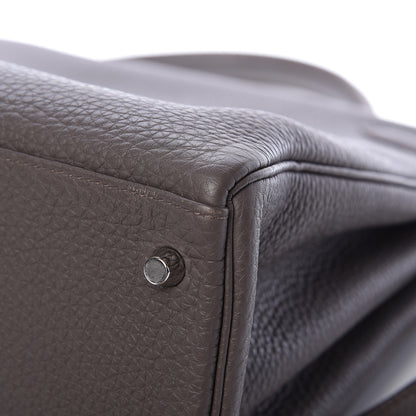 Hermes Togo Kelly Retourne 40 Etain 10 of 42