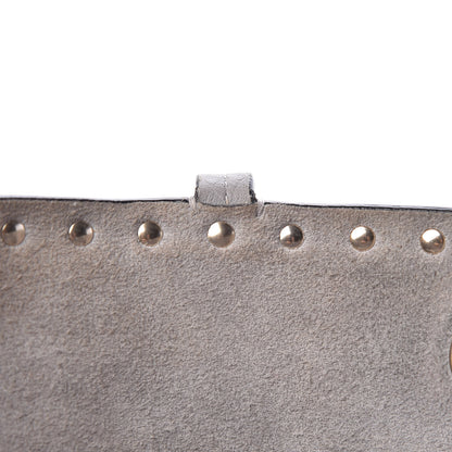 Valentino Garavani Grained Calfskin Rockstud Shoulder Tote Perla 19 of 20