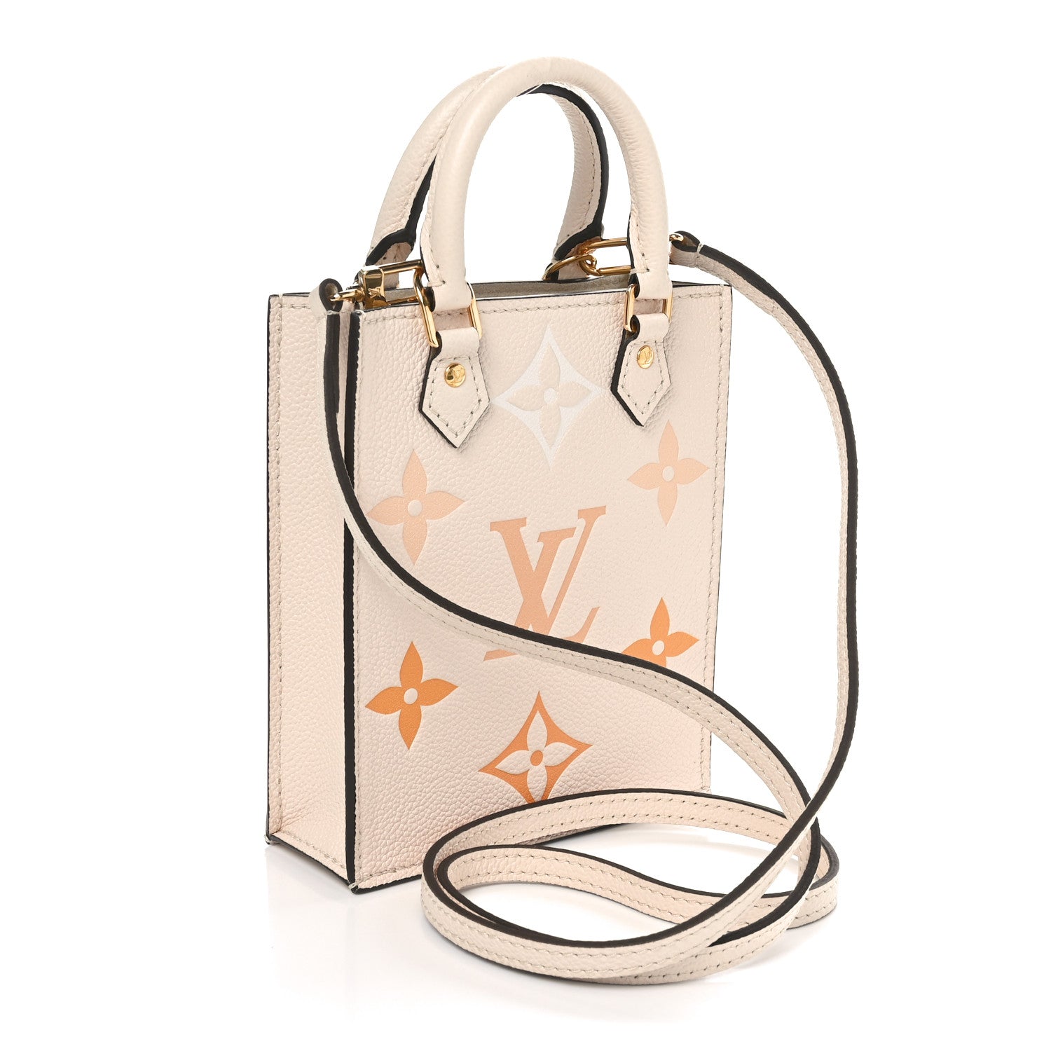 Louis Vuitton Empreinte Monogram Giant By The Pool Petit Sac Plat Cream Saffron 2 of 11