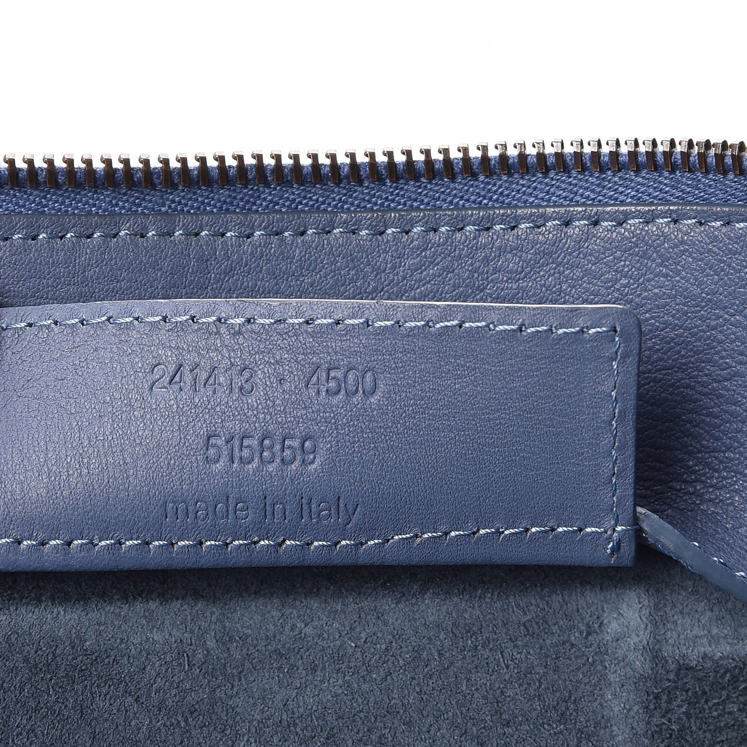 Balenciaga Veau Papier Bolster Bleu 6 of 8