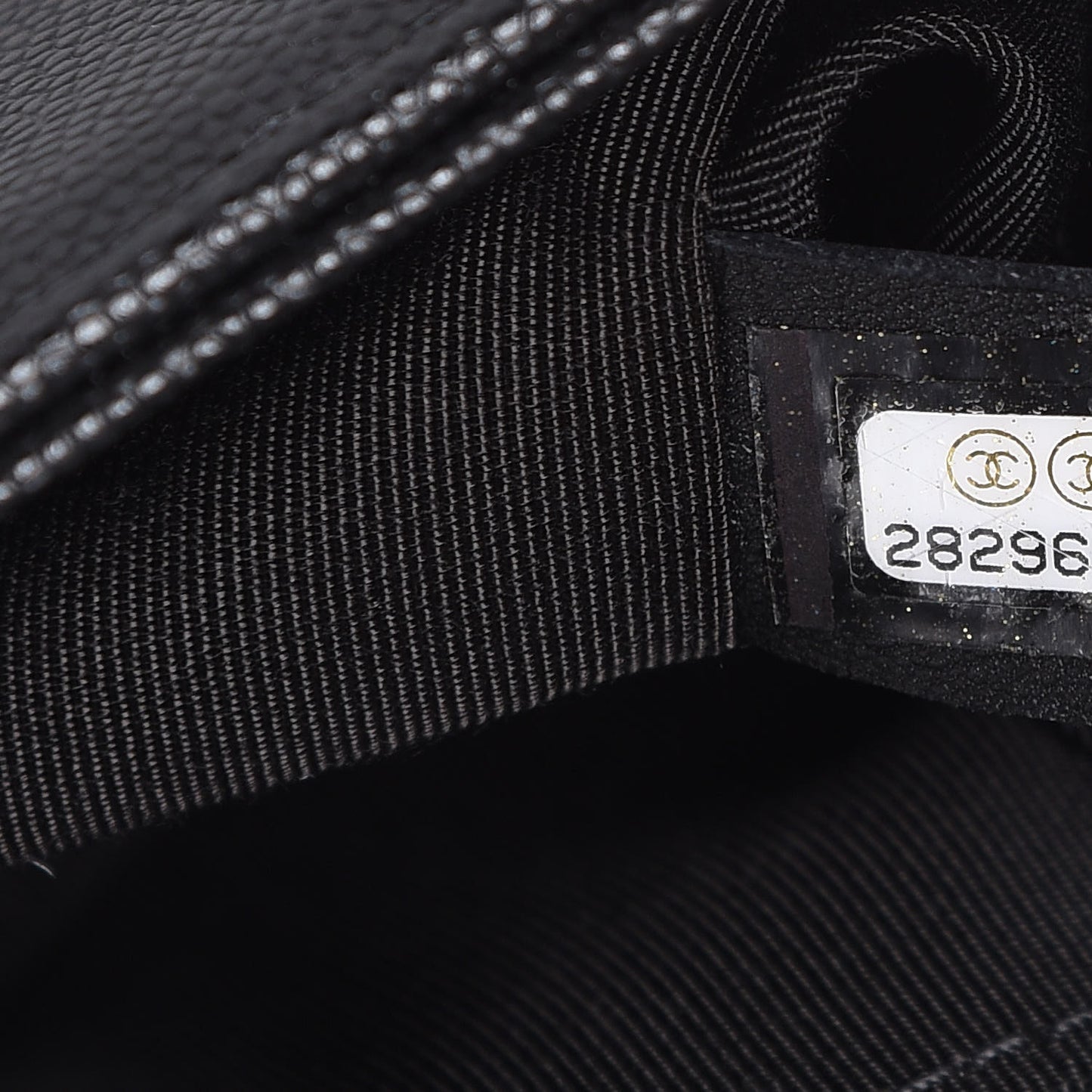 Caviar Quilted Small Boy Flap Black