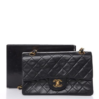 Chanel Lambskin Quilted Small Double Flap Black 15 of 15